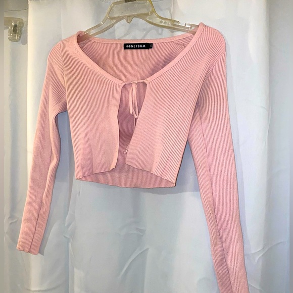 Sweaters - front tie sweater